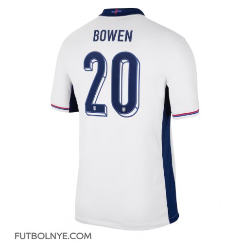 Camiseta Inglaterra Jarrod Bowen #20 Primera Equipación Eurocopa 2024 manga corta